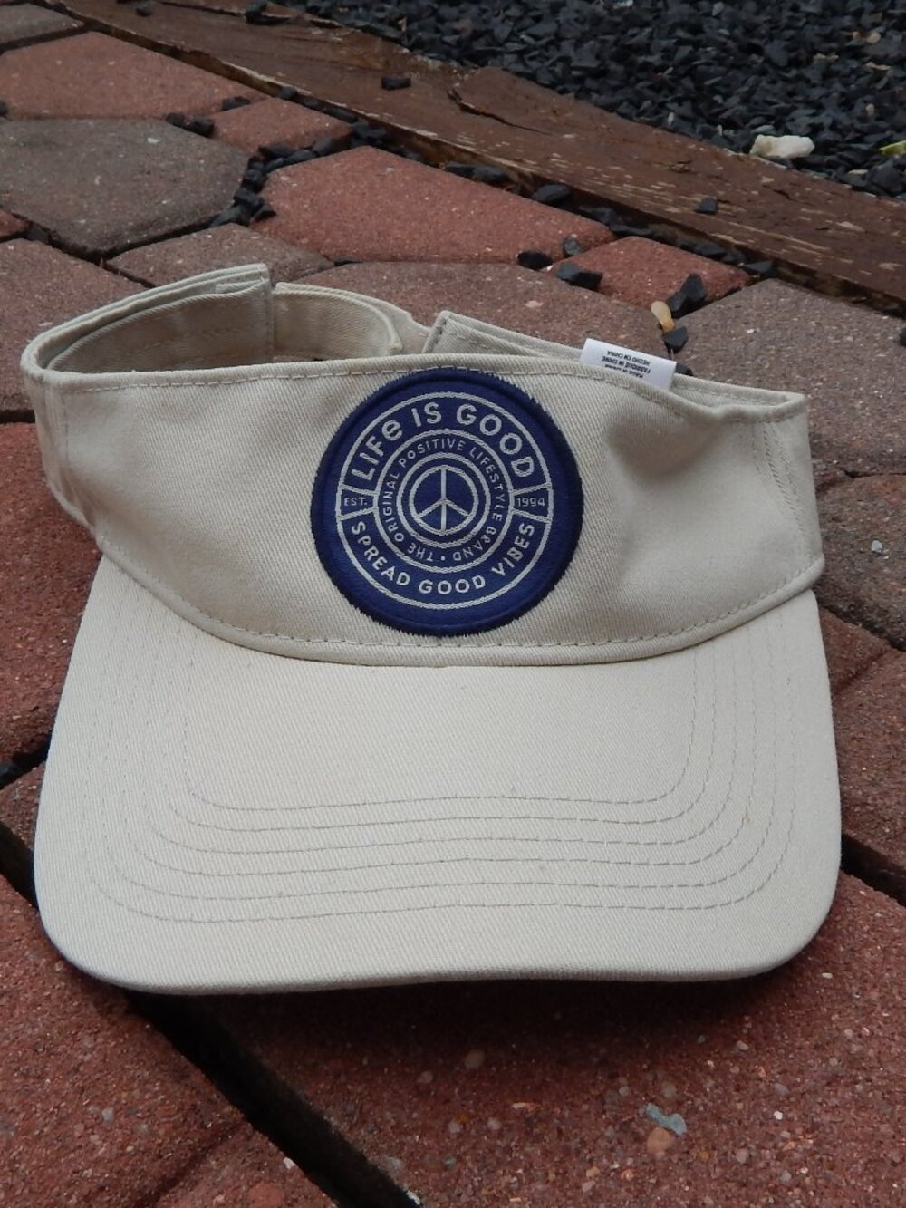 Life is Good Sun Visor Hat